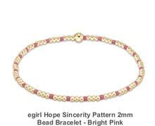 Load image into Gallery viewer, Enewton Egirl Hope Sincerity Pattern 2mm Bead Bracelet- Multiple Colors