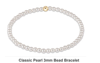 Enewton Classic Pearl 3mm Bead Bracelet