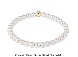 Enewton Classic Pearl 5mm Bead Bracelet