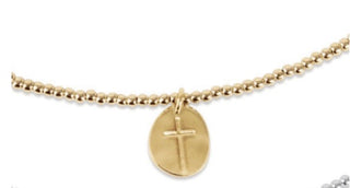 Enewton 15” and 17” Choker Classic Gold 2mm Bead- Inspire Small Gold Charm