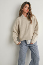 Load image into Gallery viewer, Tie-Back Sweater- Taupe