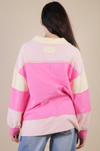 Load image into Gallery viewer, Pink Color Block Top- Pink