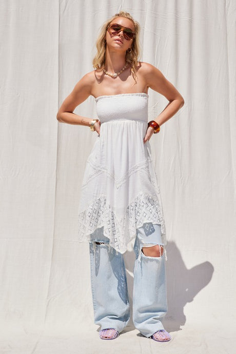 Tube Lace Skirt/Top