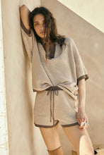 Load image into Gallery viewer, Sweater Short Set- Oatmeal