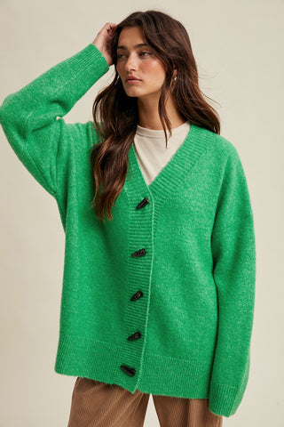 Toggle Button Cardigan
