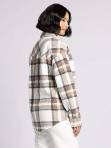 Harvey Shacket- Tree Nut Plaid