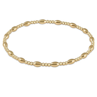 Enewton Extends- Harmony Sincerity Pattern 2mm Bead Bracelet- Gold