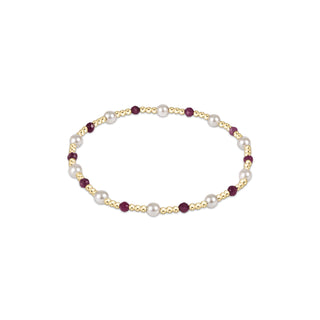 Enewton Pearl Sincerity Pattern 4mm Bead Bracelets- Fall Winter Gemstone Colors