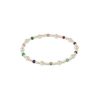 Enewton Extends- Pearl Sincerity Pattern 4mm Bead Bracelets (Multiple Colors)