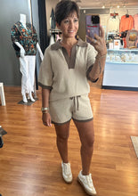 Load image into Gallery viewer, Sweater Short Set- Oatmeal
