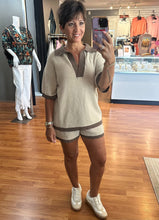 Load image into Gallery viewer, Sweater Short Set- Oatmeal
