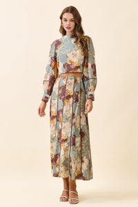 Floral Skirt Set