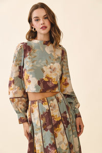 Floral Skirt Set