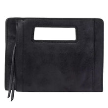 Load image into Gallery viewer, Hobo Ace Clutch in Pebbled Leather- Black