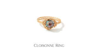 Ronaldo Cloisonné Ring- Turquoise