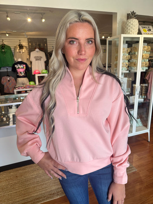 Scuba Sweatshirt- Pink