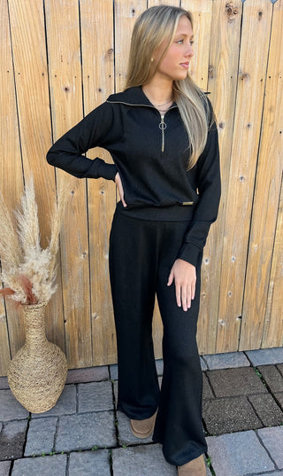 Violet Pant Black- Simply Southern