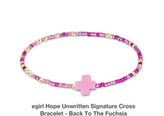 Enewton Egirl Hope Unwritten Signature Cross Bracelets