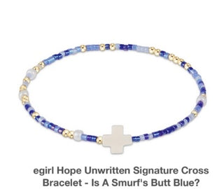 Enewton Egirl Hope Unwritten Signature Cross Bracelets