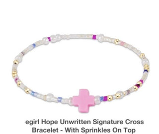 Enewton Egirl Hope Unwritten Signature Cross Bracelets