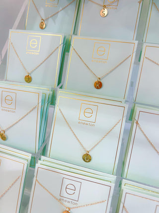 Enewton 16” Necklace Gold- Respect Small Gold Disc