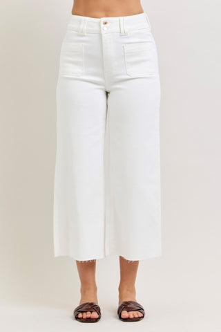 Judy Blue White Crop