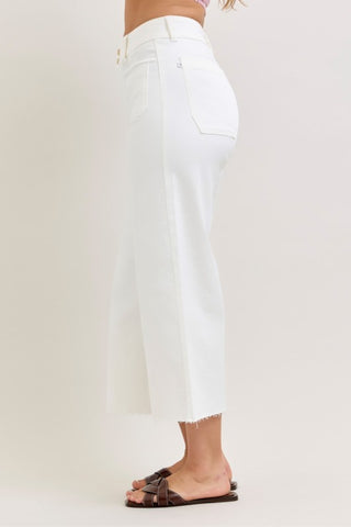 Judy Blue White Crop