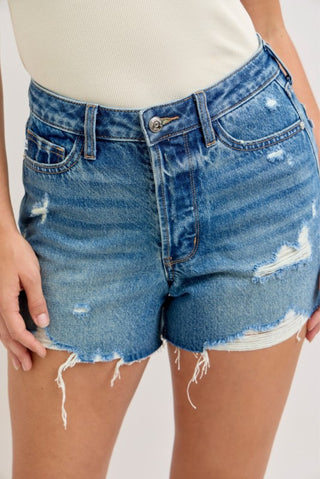 Judy Blue Rigid Denim Short