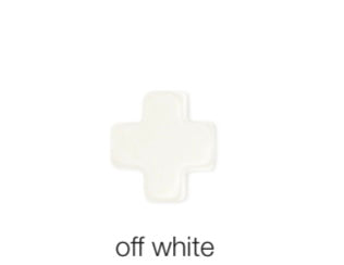 Enewton Signature Cross Small Gold Pattern 2mm Bead Bracelet (Multiple Colors)