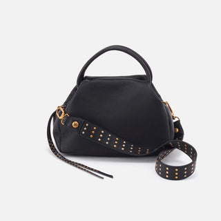 Hobo Darling Small Satchel in Pebbled Leather- Black