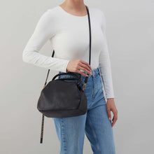 Load image into Gallery viewer, Hobo Darling Small Satchel in Pebbled Leather- Black