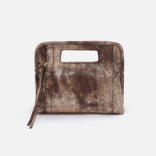 Load image into Gallery viewer, Hobo Ace Clutch in Metallic Leather- Cocoa Platinum