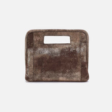 Load image into Gallery viewer, Hobo Ace Clutch in Metallic Leather- Cocoa Platinum