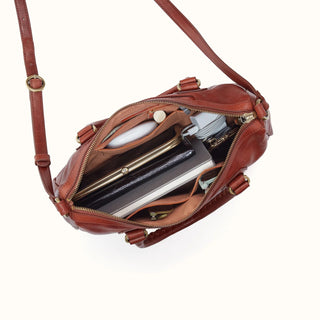 Hobo Expedition Satchel- Pecan Ridge