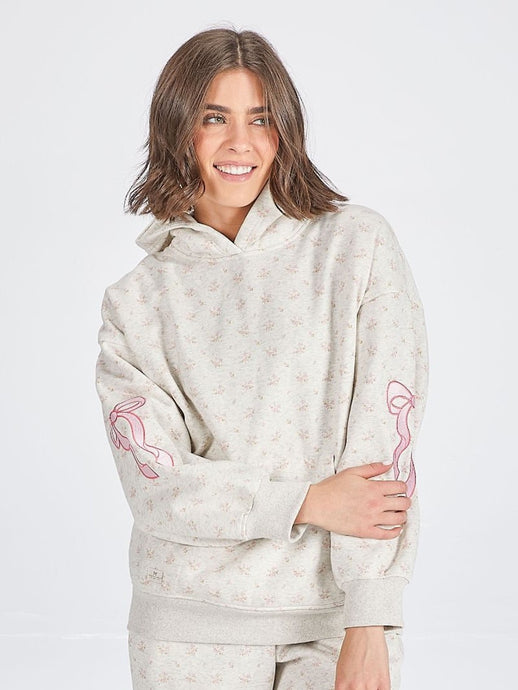 Alice Pink Bow Hoodie- Simply Southern