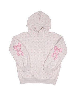 Alice Pink Bow Hoodie- Simply Southern