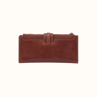 Hobo Dunn Continental Wallet- Pecan Ridge