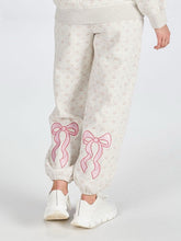 Load image into Gallery viewer, Alice Pink Bow Jogging Pant- Simply Southern