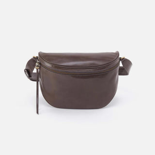 Hobo Juno Belt Bag in Polished Leather- Hearthstone