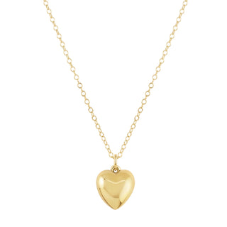 Enewton 16" necklace gold - love plush gold charm