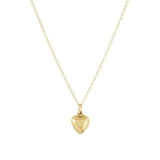 Enewton 16" necklace gold - love plush small gold charm