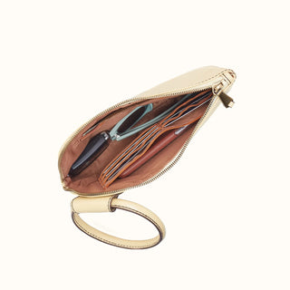 Hobo Sable Wristlet-Butter Yellow