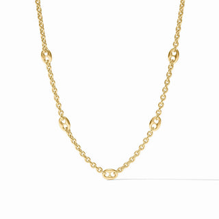 Julie Vos Laguna Delicate Station Necklace Gold