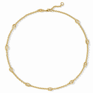 Julie Vos Laguna Delicate Station Necklace Gold