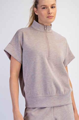 Taupe Skort Set- Rae Mode