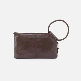 Hobo Sable Wristlet in Polished Leather- Hearthstone