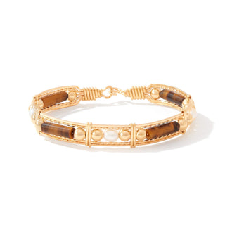 Ronaldo Color Your World Bracelet- Tigers Eye Stone