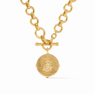 Julie Vos Honeybee Demi Necklace- Iridecent Chalcedony Blue