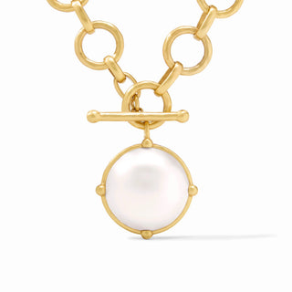 Julie Vos Honeybee Statement Necklace- Pearl