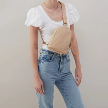 Load image into Gallery viewer, Hobo Fern Sling in Pebbled Leather- Linen